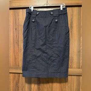 Coletane Navy Pencil Skirt, Size 14